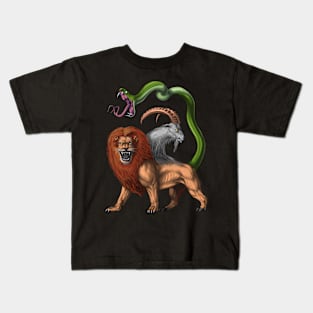 Greek Mythology Creature Chimera Kids T-Shirt